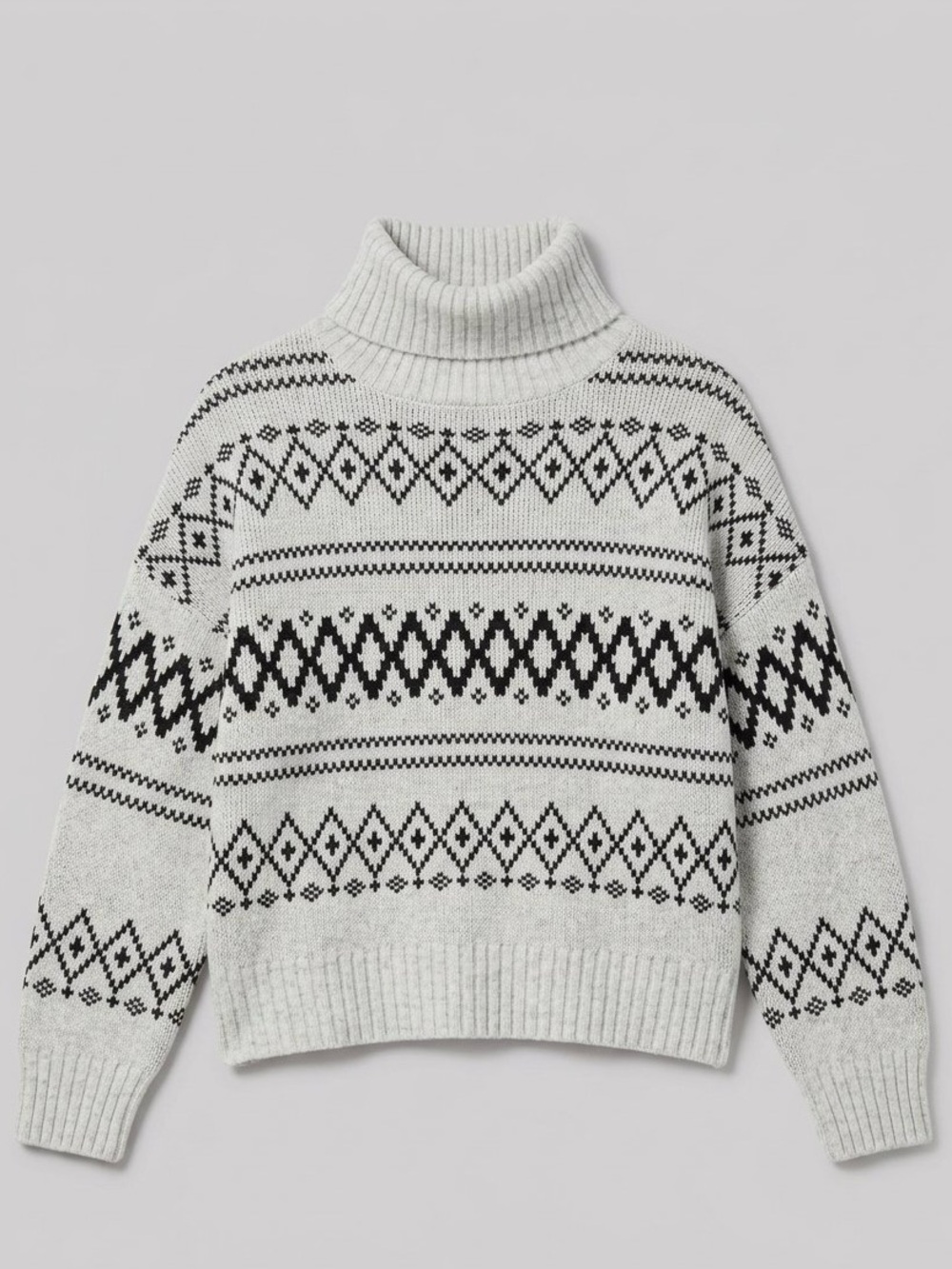 JOIE Fair Isle Turtle Neck Sweater